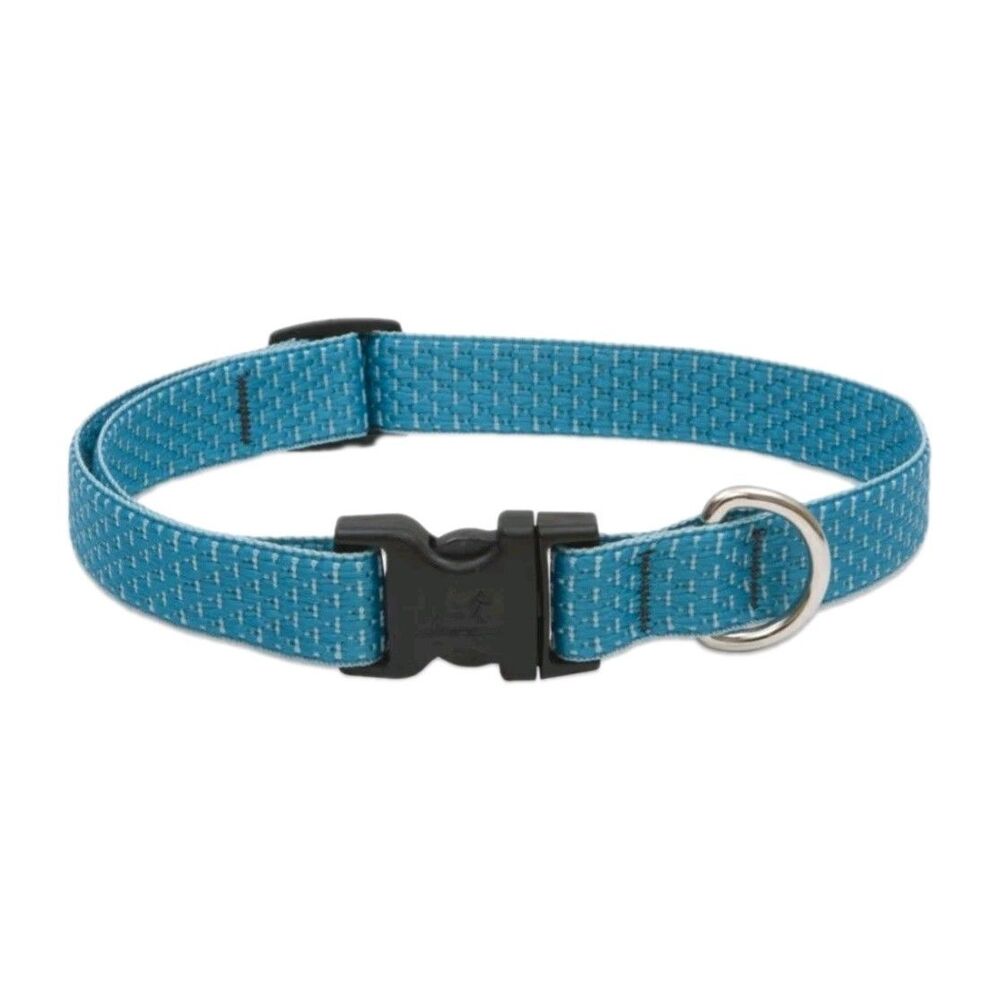 LupinePet Eco 3/4" Tropical Sea 9-14" Adjustable Collar for Small dogs, NWT